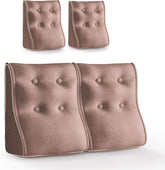 Kombinierbares ergonomisches Bettkissen Leinen-Blush